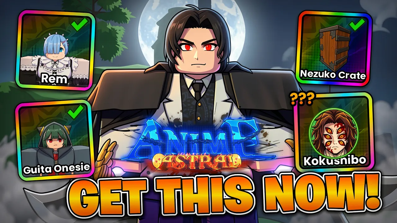 Boss drop accessories and raid gear in Anime Astral Simulator